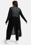 Kekoo Knitted jacket Long 'Cotton'