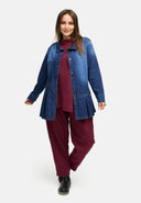 Veste-blouse en denim premium 'Indiga'