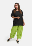 Camiseta larga de lino en silueta de globo 'Venti'