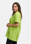 Camiseta larga de lino en silueta de globo 'Venti'