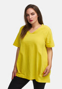 Camiseta larga de lino en silueta de globo 'Venti'