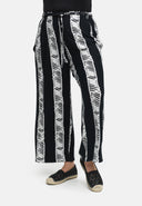 Pantaloni dritti elasticizzati in viscosa 'Sovana'