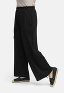 Light stretch pants made of viscose 'Sovana'