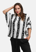 Casual tuniek met vleermuismouwen 'Sovana'