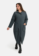 'Calina' Casaco de Parachute, com Forro, Linha-A