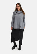 Léine 'Juline' – Denim le Stráice i Líne A shreabhann go réidh