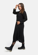 Klänning i A-linje med rynkning 'Ferina'