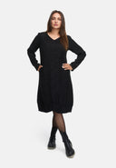 Elegantes Kleid, A-Linie, mit Struktur-Muster 'Noira'