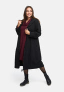 Transitional coat made of structured viscose stretch 'Floréa'