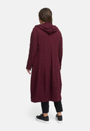 Transitional coat made of structured viscose stretch 'Floréa'