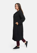 Transitional coat made of structured viscose stretch 'Floréa'