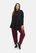 Bríste le crios ceangail as meascán cnáibe-cadáis 'Elure'