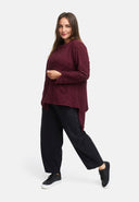 Jacket asymmetrical with zipper 'Floréa'