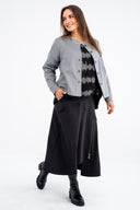 'Juline' Seaicéad Blús – Denim le Síneadh, baininscneach & nua-aimseartha