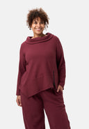 'Vigna' tunic – structured cotton-stretch & refined cut