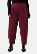 'Vigna' trousers – structured cotton-stretch & comfortable cut