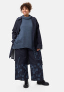 'Vella' knitted sweater – soft cotton blend with wool content & roll neck