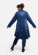 'Denira' coat – denim, A-line, knee-length