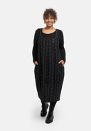 'Verona' bib dress – cotton blend, midi
