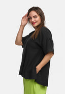 Camicia a linea A in lino 'Venti'