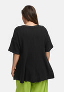 Camicia a linea A in lino 'Venti'