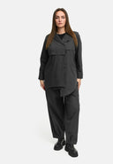 'Cleo' blousejack – knoopbaar, nonchalant wijd, elegante lijnen