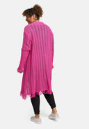 Cardigan Lungo 'Cotture' – Tocco Morbido, Taglio Elegante & Arieggiato