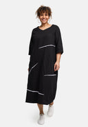 'Saria' Midi Dress – simple, comfortable & natural