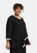 'Saria' Bluse – asymmetrisch, leicht & natürlich