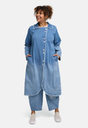 Cappotto 'Sky' – Denim di alta qualità, lavaggio sfumato e elasticizzato