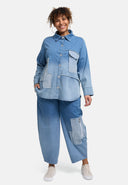 'Sky' Blus – Förstklassig Denim, Lapp & Stretch