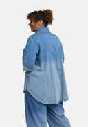 'Sky' Blus – Förstklassig Denim, Lapp & Stretch