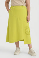 Spódnica 'Livia' – linia A, asymetryczna i rozciągliwa