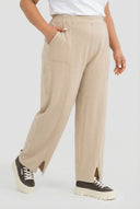 'Cotture' Knit Pants – Soft Touch, Stylish Cut & Airy