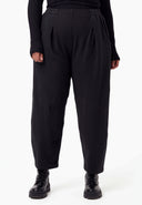 'Vigna' trousers – structured cotton-stretch & comfortable cut
