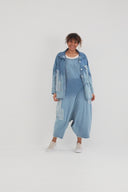 'Sky' Blus – Förstklassig Denim, Lapp & Stretch